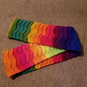 Handmade crochet infinity scarf